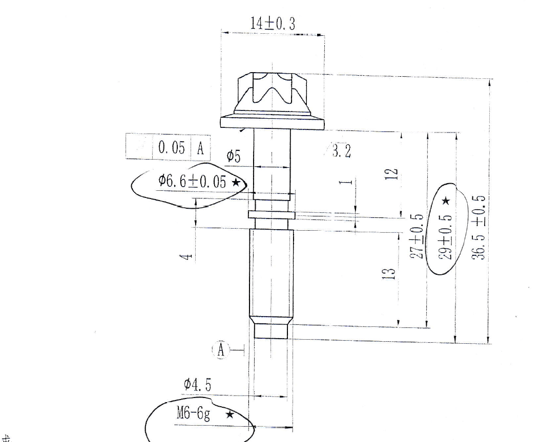 M6汽車(chē)螺絲定制